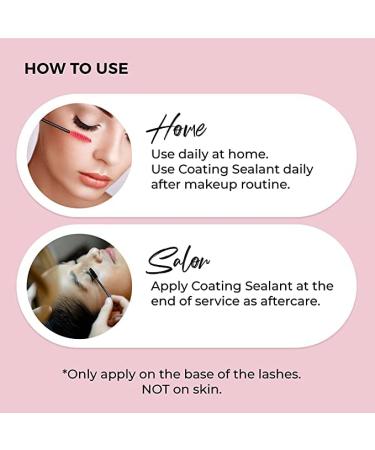 Lash Extension Sealant - 5-6 Weeks Retention | Long Lasting Protective Top Coat | 50ML - Buy Online on GoSupps.com