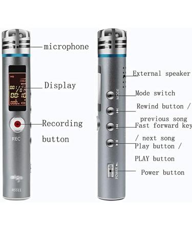 Recording Pen Professional HD Noise Reduction Remote Mini Compact Student Business Meeting Recording Pen Intelligent Digital Noise Reduction - Buy Online on GoSupps.com