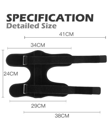 JADE KIT Adjustable Drop Foot Brace - Unisex Ankle Support for Pain Relief & Foot Stability - Black - Buy Online on GoSupps.com