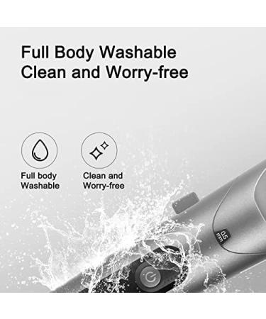 Professional Hair Clippers for Men - Rechargeable Electric Trimmer with LED Screen & Washable Design - Buy Online on GoSupps.com