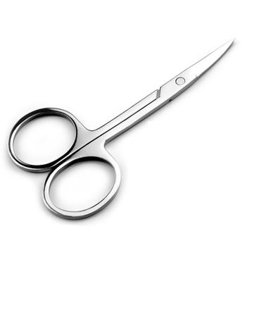 CanEve Craft Scissors Stainless Steel Curved Tip Thin Blade Cuticle Scissors Nail Clippers Trimmer Dead Skin Remover Manicure Tools Eyebrow Toos Scissors