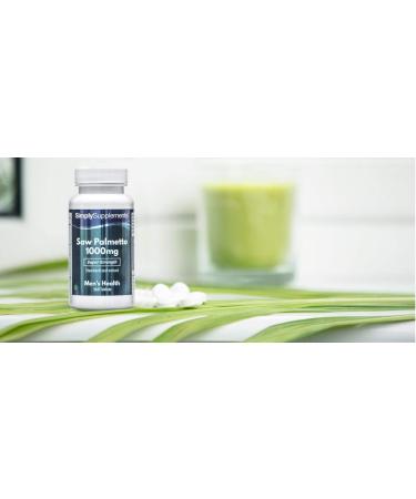 Saw Palmetto 1000mg | 360 Tablets |Vegan Friendly |Up to 6 Months of Benefits | SimplySupplements - Buy Online on GoSupps.com
