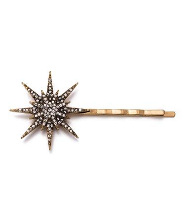 Numblartd Vintage Rhinestone Hair Clip Bobby Pins - Moon Snowflake Star Design for Women - Alloy Barrettes Hair Accessories - Buy Online on GoSupps.com