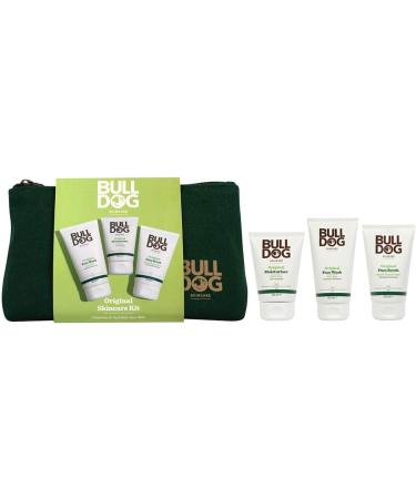 BULLDOG SKINCARE - Men's Skincare Kit Giftset | Original Moisturiser, Face Wash, and Face Scrub - Buy Online on GoSupps.com