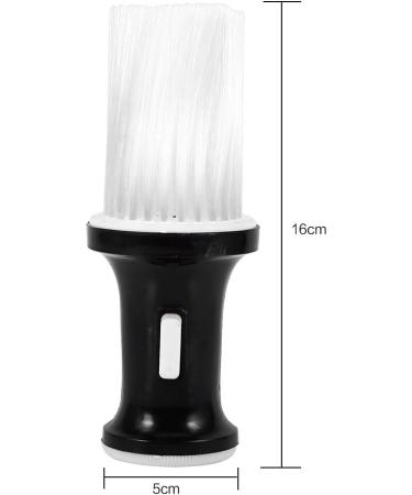 Hair Neck Duster Professional Soft Neck Hair Brush with Hairdressing Powder Storage Hairdressing Brush Haircut Removal Brush Salon Accessories (S) - Buy Online on GoSupps.com