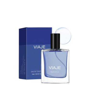 Ocean Perfume for Men Pheromones Perfumes for Men Long lasting Freshness and Elegance Charming Fragrance Men's Birthday Valentine's Day Gift(1.7 fl.oz) Blue