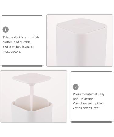 Zerodeko 3-Piece Mini Travel Floss Container Set - Automatic Cotton Holder & Toothbrush Base Tank - Perfect for On-the-Go Organization - Buy Online on GoSupps.com