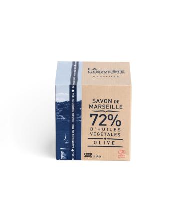 Buy La Corvette Marseille Olive Soap Cube 500g - ECOCERT Certified | International Shipping Available - Buy Online on GoSupps.com