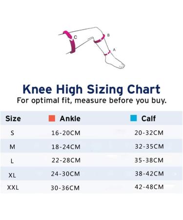 Buy Amazon Compression Stockings for Men & Women | 20-32 mmHg Varicose Vein Support | XL Size | Improve Leg Health - Buy Online on GoSupps.com