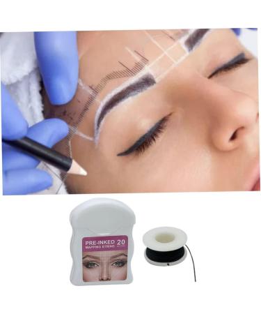 Eyebrow Mapping String Pre-Inked Mapping Brows String Microblading Mapping String Microblading Brows String Supplies Black - Buy Online on GoSupps.com