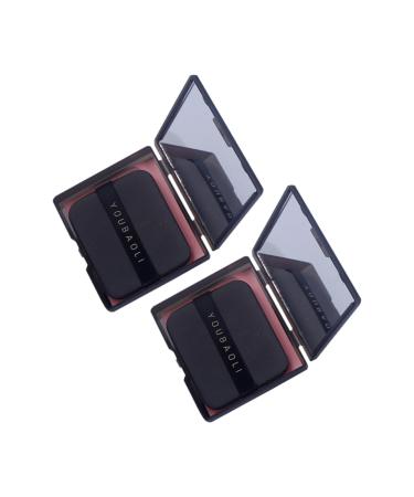 Healeved 2 Sets Oil Absorbing Paper with Puff Makeup Oil-Absorbing Paper Oil-Absorbing Papers Paper for Oil Absorbing Facial Oil Cleaning Paper Face Oil Absorbing Paper Face Cleaning Paper