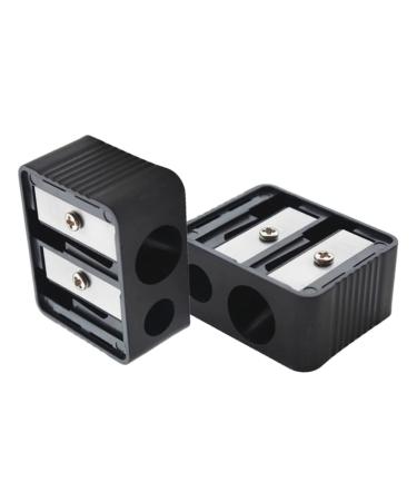Professional Double Hole Cosmetic Pencil Sharpener for Eyebrow Lip Liner & Eyeliner - Ideal for School & Office Supplies - Buy Online on GoSupps.com