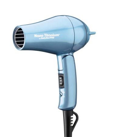 BaBylissPRO Nano Titanium Travel Dryer - Blue | Compact & Powerful - Buy Online on GoSupps.com