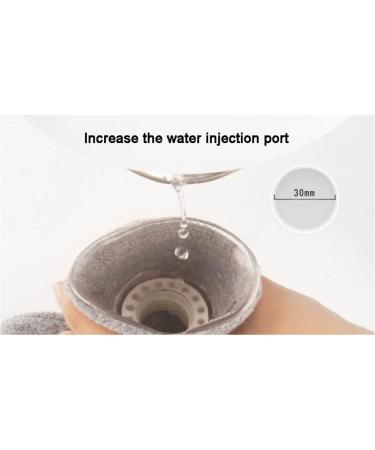 Maies Small Gray Hot Water Bottle - Leakproof Soft Cover for Hot/Cold Therapy Portable Pain Relief & Comfort - Buy Online on GoSupps.com