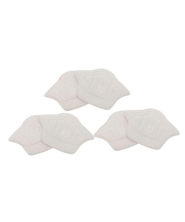 FOMIYES 6 Pairs Cuttable Half Size Stickers Anti-Abrasion Paster Loose Shoes Pads Male and Female Sneakers Girls Shoes Invisible Heel Sticker Can Be Cut Women's Sponge White Comfort Pad