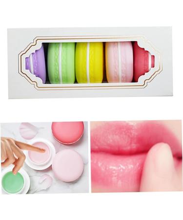  Jorzer lip balm gift set macaron lip mask set moisturizing lip mask exfoliating jelly lip cream deep hydration lip care nutrition - Buy Online on GoSupps.com