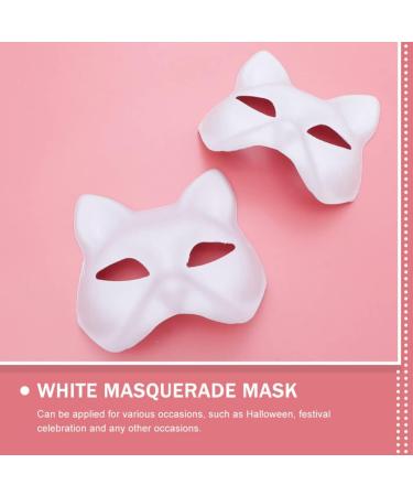 Homoyoyo Cat Mask - 4 Pack DERIAN-MAKS Homemade Unmart Paper Masks for Halloween Christmas and Carnival Parties - Buy Online on GoSupps.com