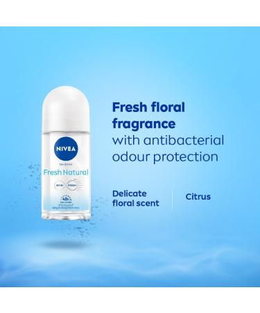 Underarm Roll On Fresh Natural 50ml | 48H Smooth & Beautiful Underarms | Alcohol-Free | Women's Deodorant - Buy Online on GoSupps.com