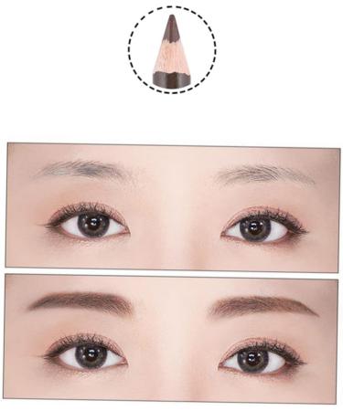 Angoily 6 Pcs Eyebrow Pen Eyebrow Pencil with Brow Brush Long Lasting Eyebrow Pencils Eyeliner - Buy Online on GoSupps.com