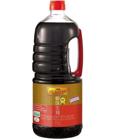 Lee Kum Kee Premium Light Soy Sauce & Dark Soy Sauce 1.75L for Catering (Pack of 2) HALAL & VEGANS - Buy Online on GoSupps.com