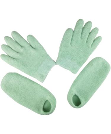 POPETPOP 2 Sets for Dry Cracked Hands Cuticle Socks Softening Socks Gel Disposable Disposable Glasses Strap Paraffin and Mittens Dry Hands Short Boots - Buy Online on GoSupps.com