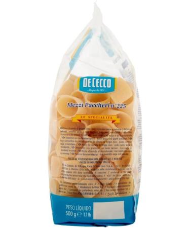 8x Pasta De Cecco The specialties 100 Italiaans Paccheri rigati n 225 noedels 500g + Italiaanse gourmet Pulp 400g - Buy Online on GoSupps.com