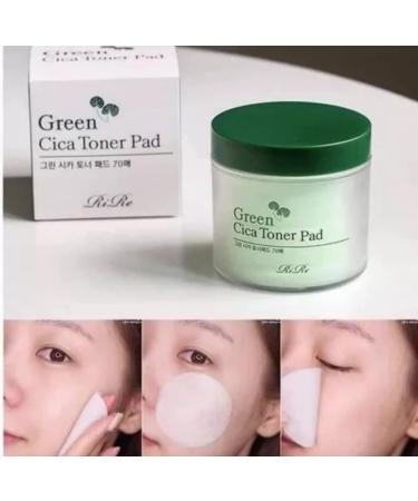 Korea Green CICA Toner Pad - 70 Pads | Hypoallergenic Facial Toner for Dry & Sensitive Skin | 123 UBuy Shop - Buy Online on GoSupps.com