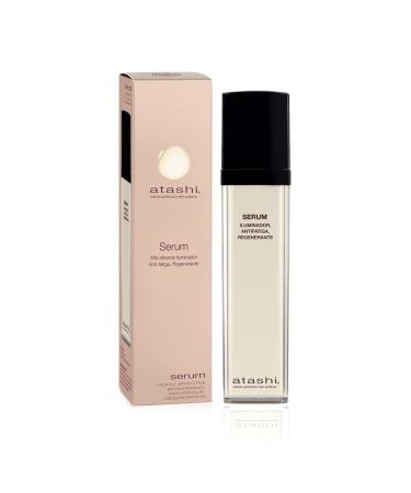 Atashi Firmness and Luminosity Serum High Efficiency Antifatter Illuminator Reduce stains Unifies tone Calm Rojeces Light texture Nanowhite liposomes Suitable for all types of skins 50 ml