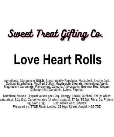 50 Mini Love Heart Sweets - Valentine's & Wedding Treats | Gifting Co - Buy Online on GoSupps.com