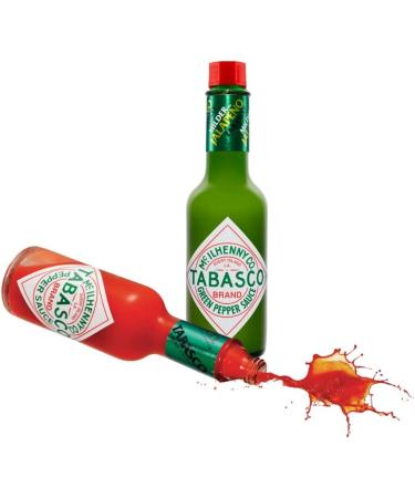 TABASCO Duo-pack: Original Red Pepper and Green Pepper Sauce - 2 glass bottles of sharp chili sauce (2 x 147ml) 100% natural - Buy Online on GoSupps.com