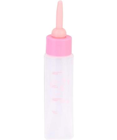 Jeanoko 2PCS 30ML Baby Bottle Feeder for Small Pets - Pink | Hamsters, Hedgehogs, Squirrels, Chinchillas | Nursing Feeding Water Milk for Newborns - Buy Online on GoSupps.com