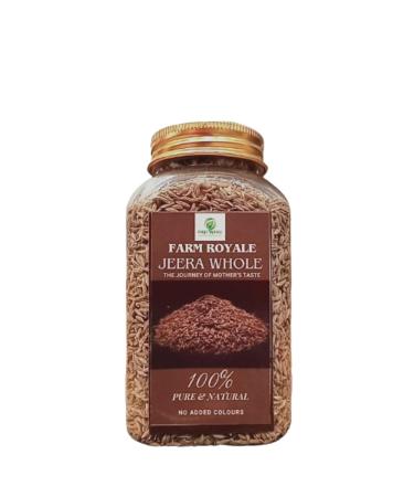 Farm Royale Jeera/Cumin Whole 200gram- 100% Natural Pure and Fresh Culinary Delight/Export Quality