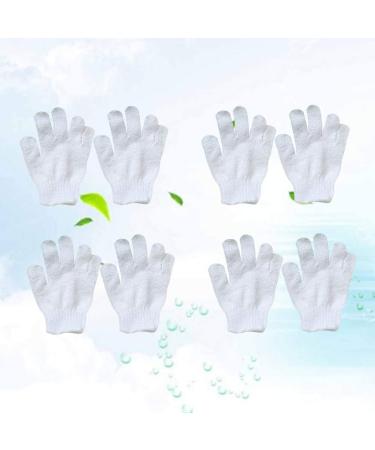 SUPVOX Kids Bath Finger Gloves - Set of 8 Exfoliating Towel Scrubbers for Children's Body Shower - Buy Online on GoSupps.com