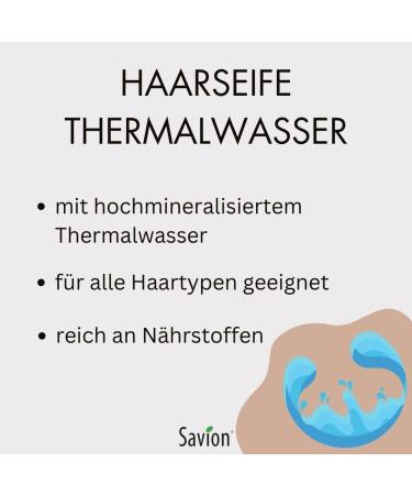  Savion Savion Hair soap thermal water 85g  - Buy Online on GoSupps.com