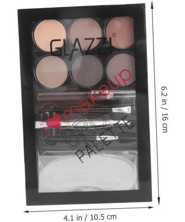 IWOWHERO 1 Set Eyebrow Powder Set Waterproof Eyebrow Makeup Flash Suit Eyebrow Powder Cosmetic Abs - Buy Online on GoSupps.com