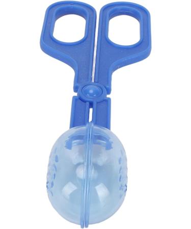 Multi-Purpose Reptile Feeding Clamp | Amphibian Terrarium Tool | Ventilated Fodder Collector - Blue - Buy Online on GoSupps.com