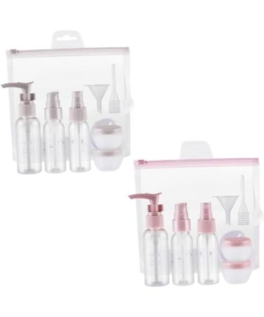 Housoutil 1 Set Cosmetic Containers Toiletries Containers Empty Dispenser Kit Clear Container Cosmetic Dispensing Bottle Cosmetics Kits Portable Pink Storage Set Travel 6.04X3.3cm Pink - Buy Online on GoSupps.com