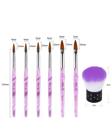 Buy Ebanku 14 PCs Professional Nail Brush Set for Gel & Acrylic Nail Art - International Shipping Available - Buy Online on GoSupps.com