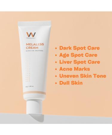 Shop MELALESS Cream 2.82 fl Oz | Facial Moisturizer for Dark Spots & Dull Skin | Niacinamide Vitamin C & Glutathione | Kbeauty International Shipping - Buy Online on GoSupps.com