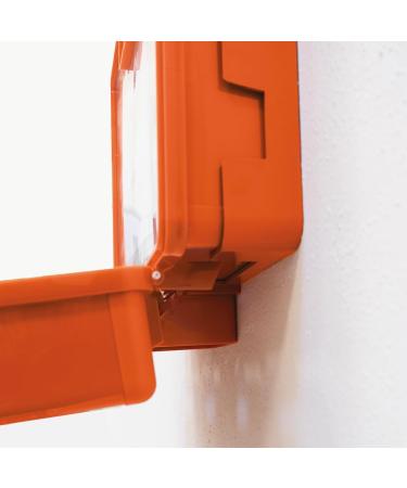 Petex Business Association Profi First Aid Kit | DIN 13157 Compliant | Wall Bracket & Stickers Included | Ideal for Office Operations & Construction Sites - Orange - Buy Online on GoSupps.com