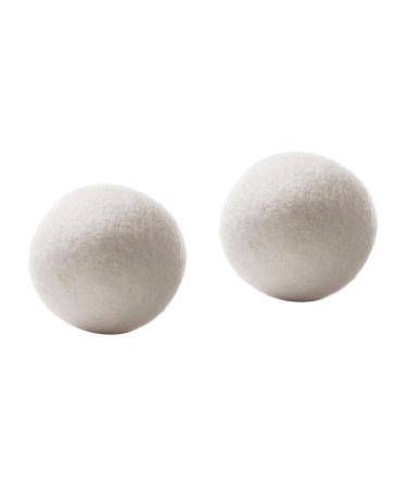 Wool Dryer Balls - Sheep 2 / 4-Pack Premium Tumble Dryer Balls Reusable Natural Fabric Softener 6cm for for Laundry UK Laundry Balls for Washing Machine 2pc