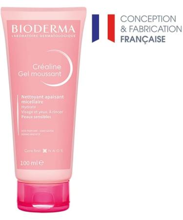 Bioderma Crealine Gel Moussant 100 Ml Skin Care Product Unscented 100 ml Lot of 1 - Buy Online on GoSupps.com