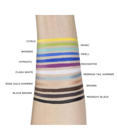 L.A. Colors Neon Gel Eyeliner CP637 - Intense Green Long Wear Eye Liner + Free Zipper Bag - Buy Online on GoSupps.com