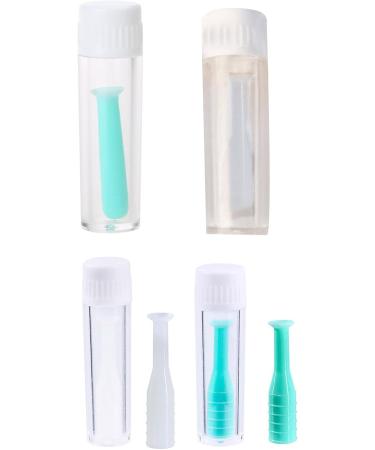 5-Piece Color Suction Contact Lens Set | Eye Care Tools & Accessories | Contact Lens Box & Stick in Green - Buy Online on GoSupps.com