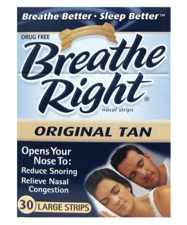 Breathe Right Nasal Strips Large 30-Count Boxes (3 Pack)