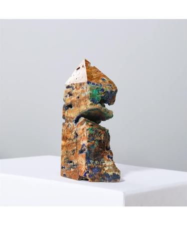 Natural Crystal Rough 1pc Natural Azurite Geode Tower SpecimenQuartz Collectible Home Decor Can be Used for (Size : 7-8cm) (Size : 8-9cm) - Buy Online on GoSupps.com