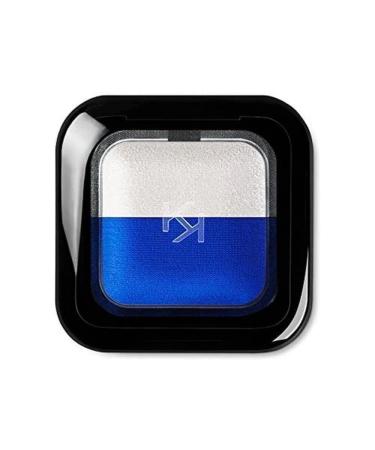 KIKO Milano Bright Duo Baked Eyeshadow 19 2.5 g 19 Pearly Ice - Matte Majorelle Blue 1 piece (1 pack)