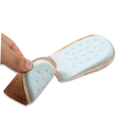 Minkissy Ball of Foot Cushions for Heels | Thickened Leather & Latex Half Insoles | Forefoot Cushion Pads for Women - Yellow S - Buy Online on GoSupps.com