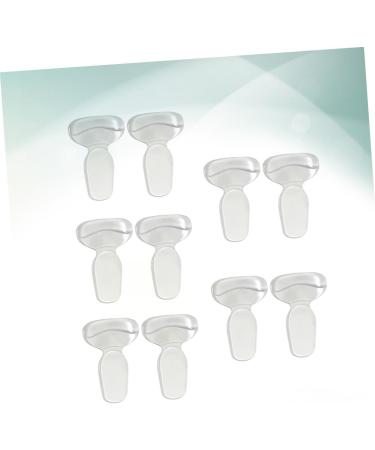 5 Pairs Silicone Gel Heel Grips - Anti-Slip Shoe Inserts & Transparent Pads for Ultimate Comfort - Buy Online on GoSupps.com