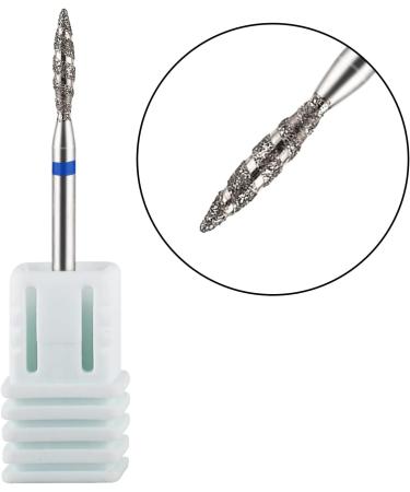 Professional Flame Diamond Carbide Cuticle Cleaning Drill Bit for Nails - 3/32 Efile Nail Art Tool 1PCS - Buy Online on GoSupps.com
